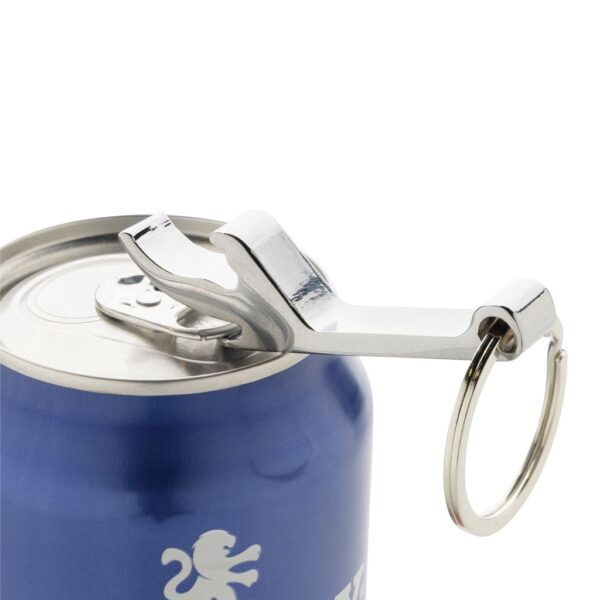 RCS recycled zinc alloy bottle opener keychain P191.6002