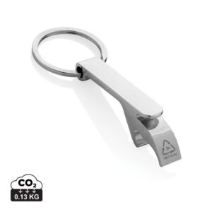 RCS recycled zinc alloy bottle opener keychain P191.6002