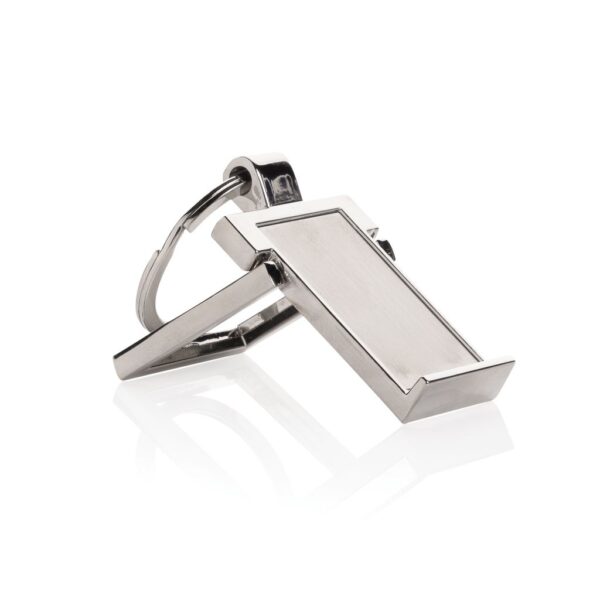 RSC recycled zinc alloy phone stand keychain P191.6602