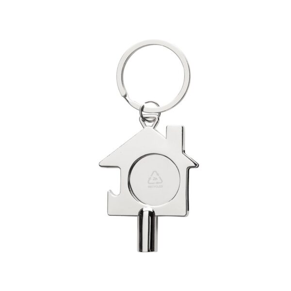 RCS recycled zinc alloy 3 in 1 keychain P191.7102