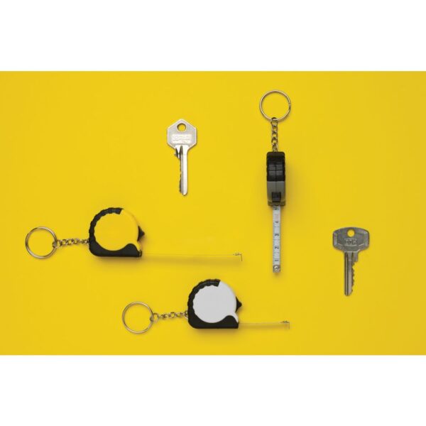 MeasureMate RCS reycled ABS 1 meter tape keychain P191.7302