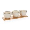 Ukiyo 3pc serving bowl set with bamboo tray P263.061