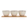 Ukiyo 3pc serving bowl set with bamboo tray P263.061