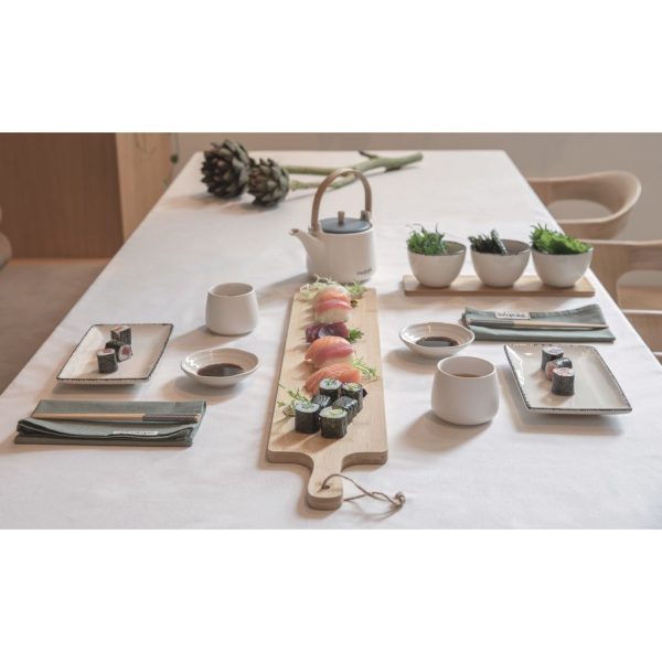 Ukiyo 3pc serving bowl set with bamboo tray P263.061