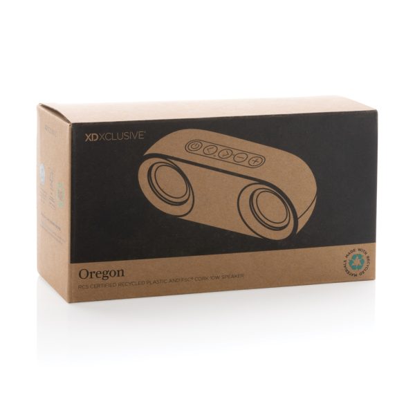 Oregon RCS recycled plastic and cork 10W speaker P329.619