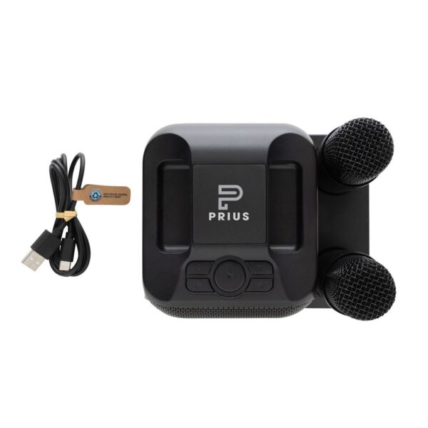 Singvibe RCS recycled plastic karaoke set with double mic P331.0601