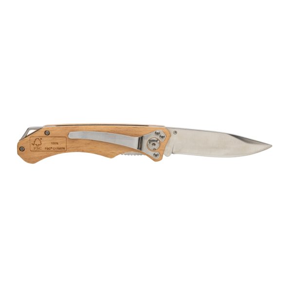 FSC® wooden outdoor knife P414.059