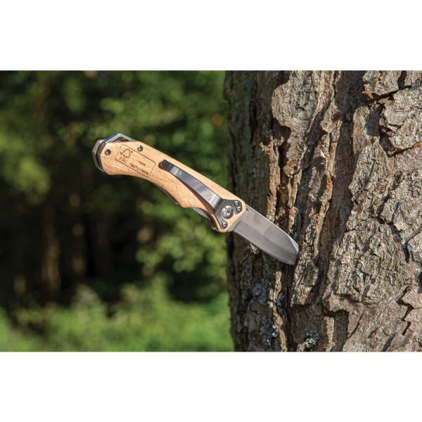 FSC® wooden outdoor knife P414.059