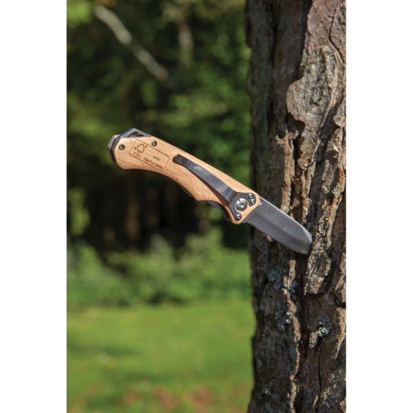 FSC® wooden outdoor knife P414.059