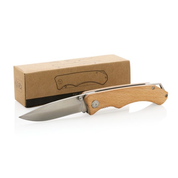 FSC® wooden outdoor knife P414.059