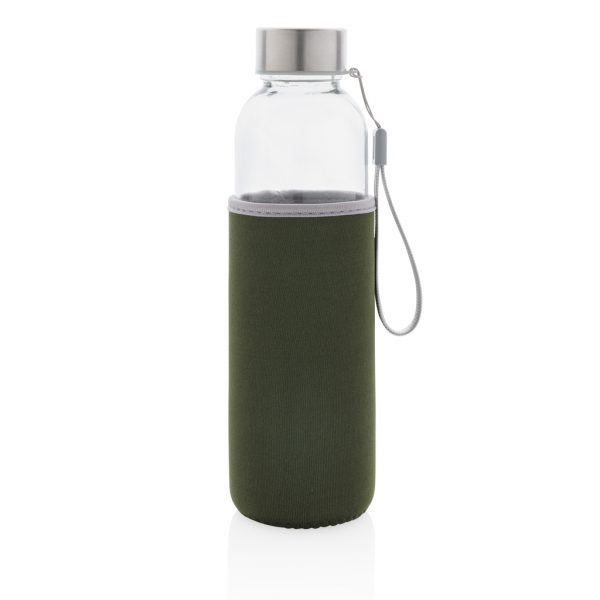 Glass bottle with neoprene sleeve P433.437