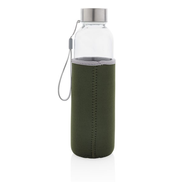 Glass bottle with neoprene sleeve P433.437