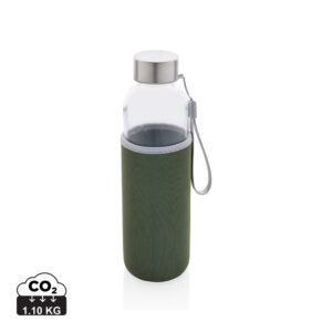 Glass bottle with neoprene sleeve P433.437