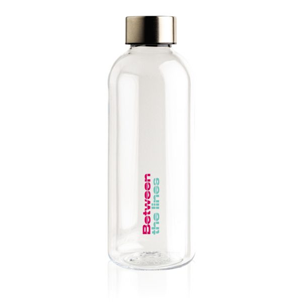 Leakproof water bottle with metallic lid P433.440