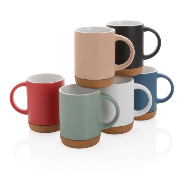 Ceramic mug with cork base P434.081