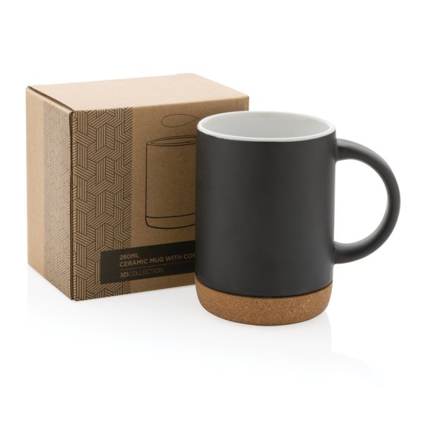 Ceramic mug with cork base P434.081