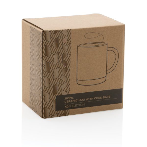 Ceramic mug with cork base P434.081