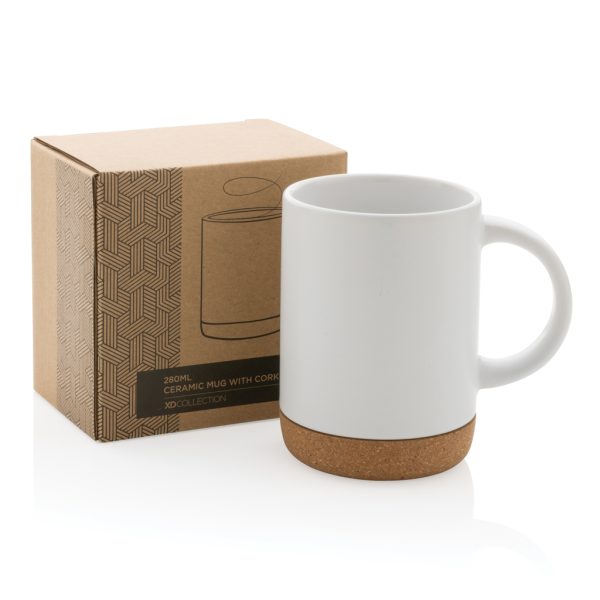 Ceramic mug with cork base P434.083