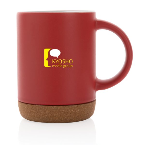 Ceramic mug with cork base P434.084