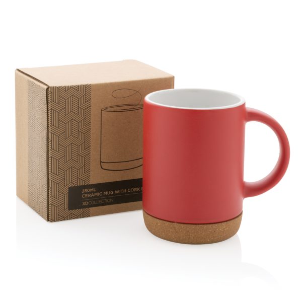 Ceramic mug with cork base P434.084