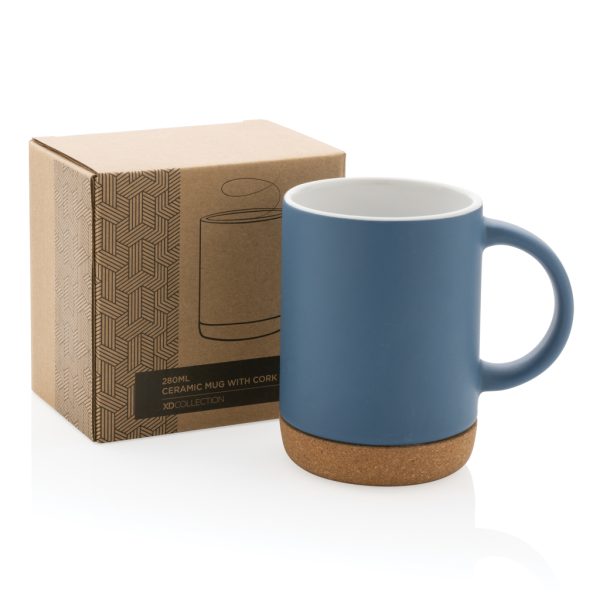 Ceramic mug with cork base P434.085