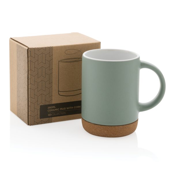 Ceramic mug with cork base P434.087