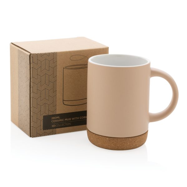 Ceramic mug with cork base P434.088