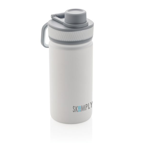 Vacuum stainless steel bottle with sports lid 550ml P436.193