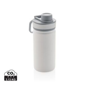 Vacuum stainless steel bottle with sports lid 550ml P436.193