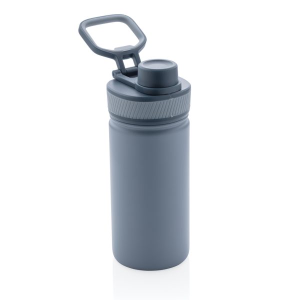 Vacuum stainless steel bottle with sports lid 550ml P436.195