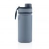 Vacuum stainless steel bottle with sports lid 550ml P436.195