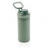 Vacuum stainless steel bottle with sports lid 550ml P436.197