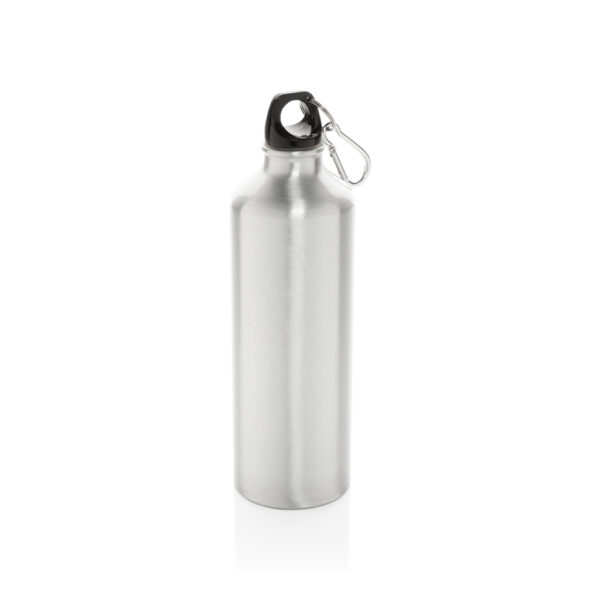 XL aluminium waterbottle with carabiner P436.242