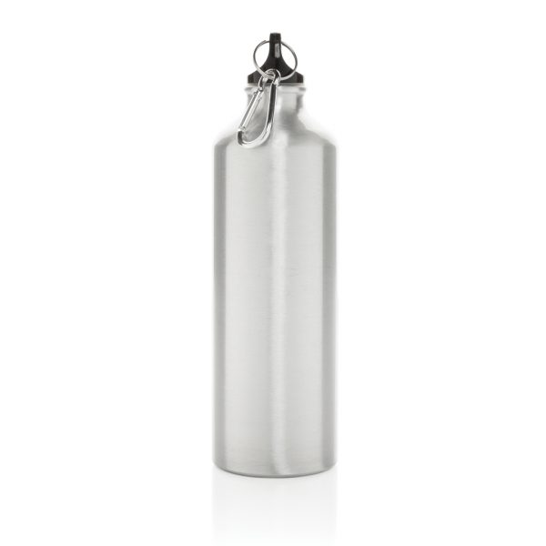 XL aluminium waterbottle with carabiner P436.242