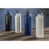 XL aluminium waterbottle with carabiner P436.242