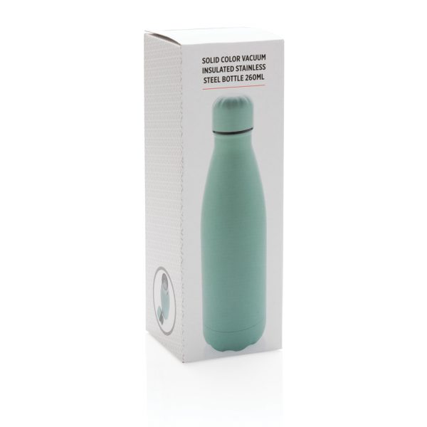 Solid colour vacuum stainless steel bottle 260ml P436.967