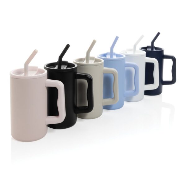 Cube RCS certified recycled steel mug 800ml P437.3101