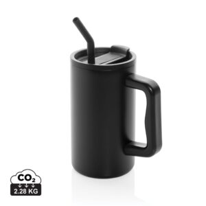 Cube RCS certified recycled steel mug 800ml P437.3101