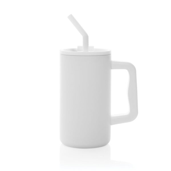 Cube RCS certified recycled steel mug 800ml P437.3103