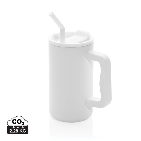 Cube RCS certified recycled steel mug 800ml P437.3103