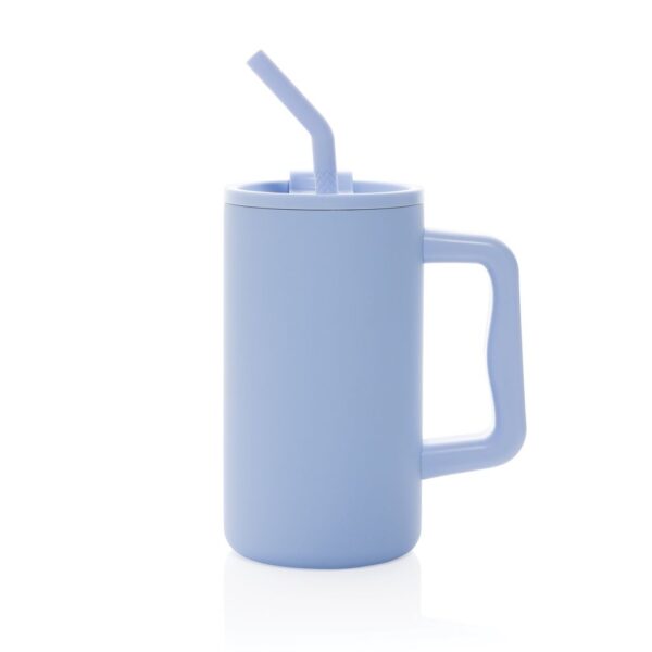 Cube RCS certified recycled steel mug 800ml P437.3105