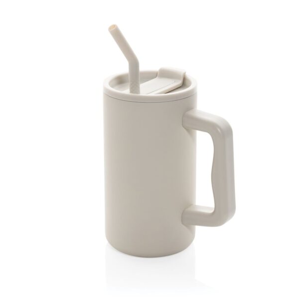 Cube RCS certified recycled steel mug 800ml P437.3119