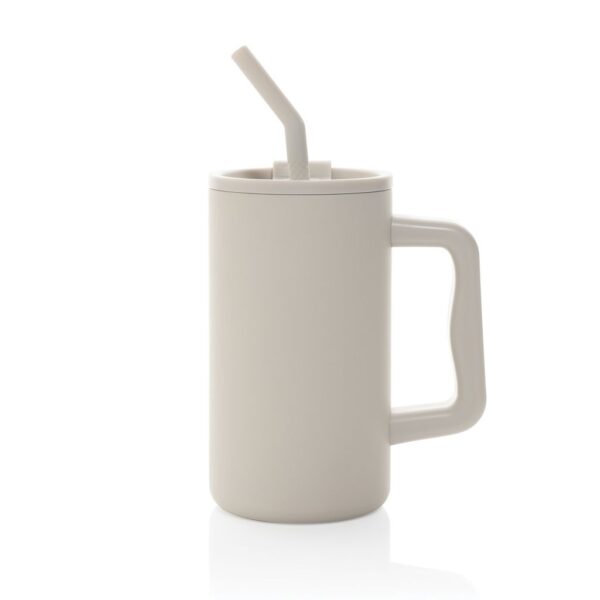 Cube RCS certified recycled steel mug 800ml P437.3119