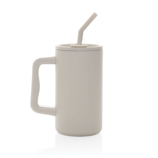 Cube RCS certified recycled steel mug 800ml P437.3119