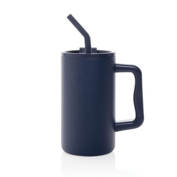 Cube RCS certified recycled steel mug 800ml P437.3125