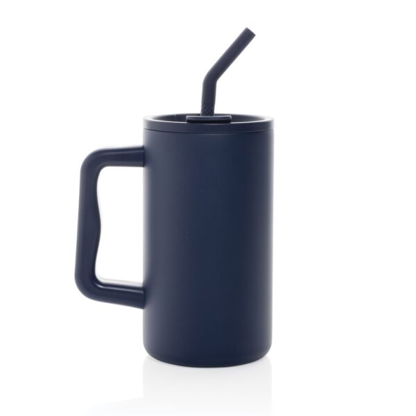 Cube RCS certified recycled steel mug 800ml P437.3125