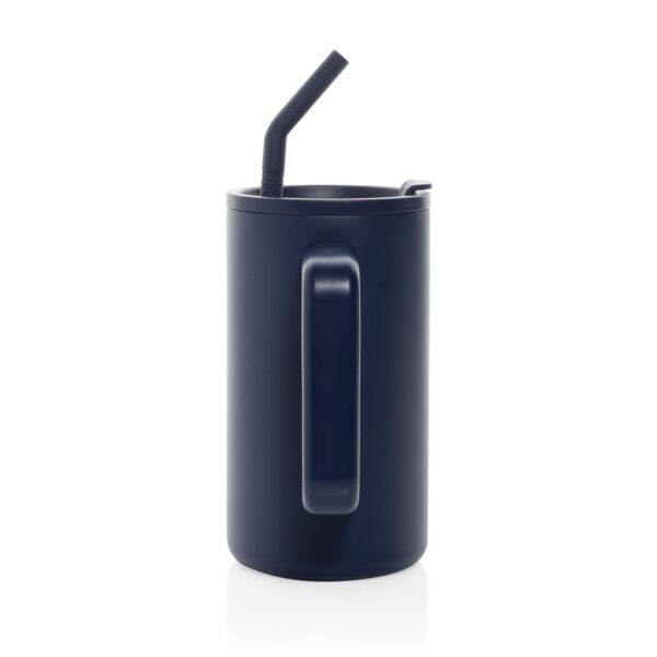 Cube RCS certified recycled steel mug 800ml P437.3125