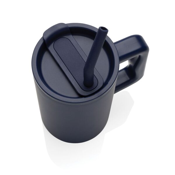 Cube RCS certified recycled steel mug 800ml P437.3125