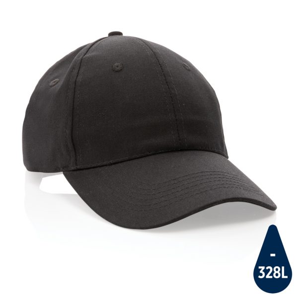 Impact 6 panel 190gr Recycled cotton cap with AWARE™ tracer P453.321