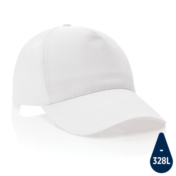 Impact 5 panel 190gr Recycled cotton cap with AWARE™ tracer P453.333